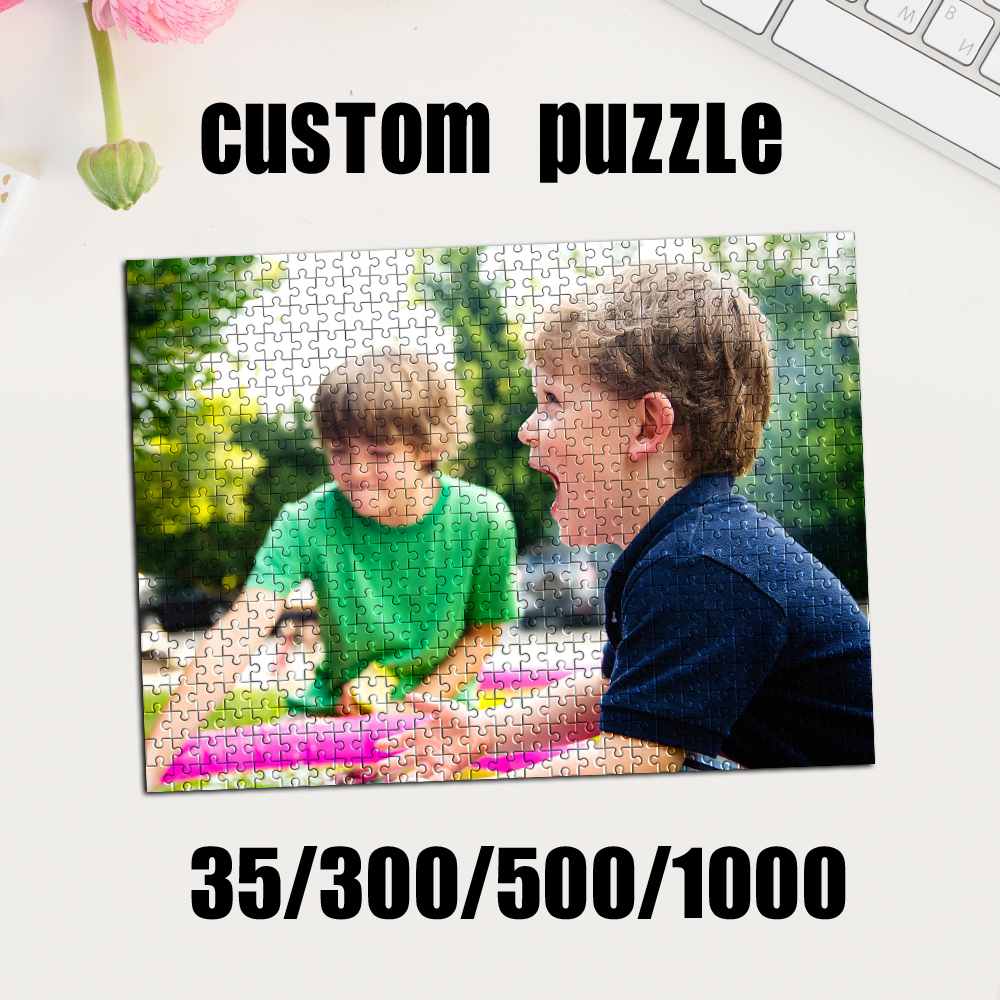 Home Decor Pt - 35/300/500/1000pcs Personalized Custom Photo Puzzle photo