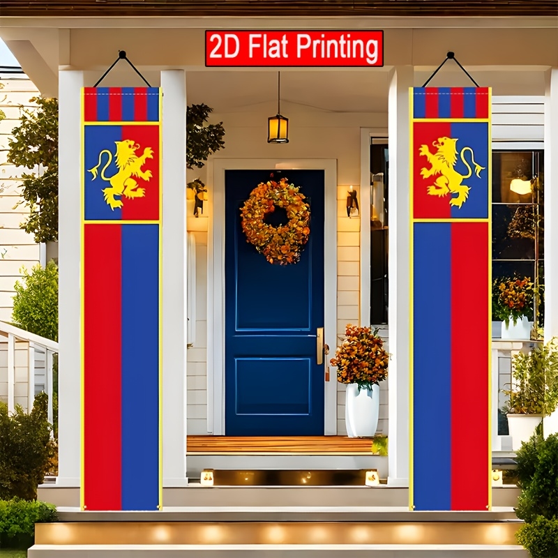 Home Decor Medieval - VIKAMA1 For Medieval Knight Lion-Themed Door