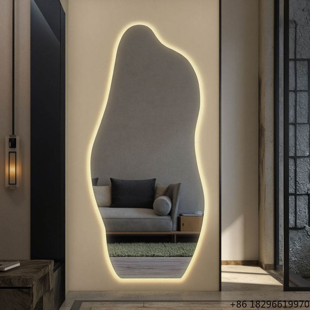 Vanity Home Decor - Irregular LED Bathroom Mirror Smart Anti-Fog