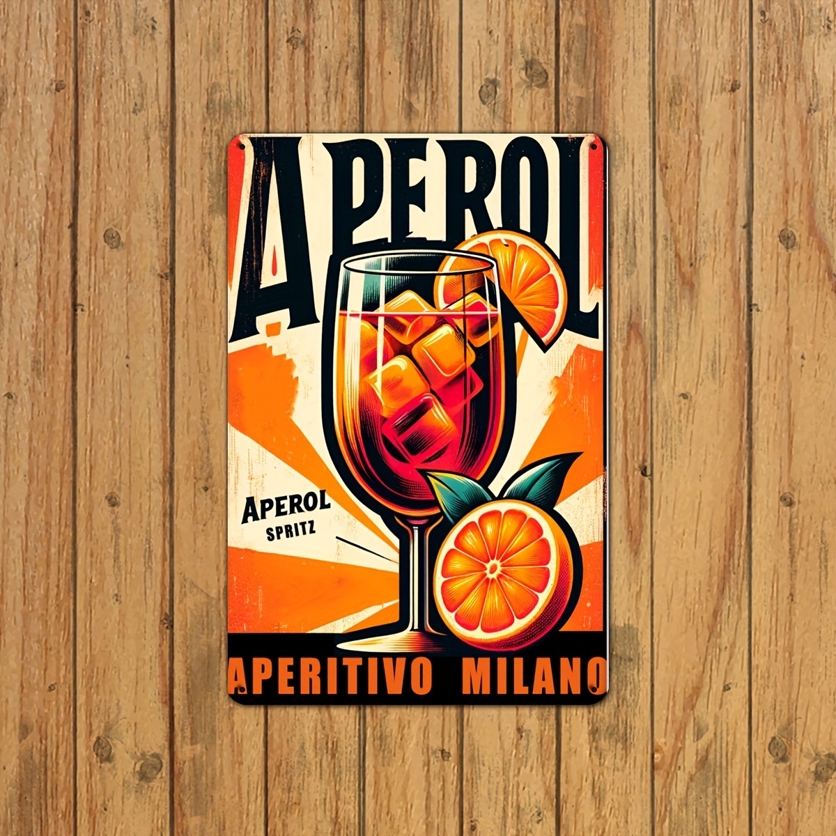Home Decor Kolkata - Aperos Pritz Vintage Metallic Sign -