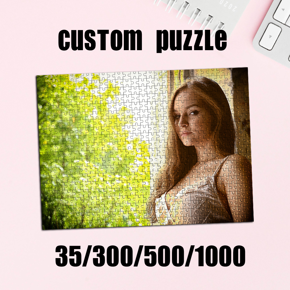 Home Decor Pt - 35/300/500/1000pcs Personalized Custom Photo Puzzle Parent-child