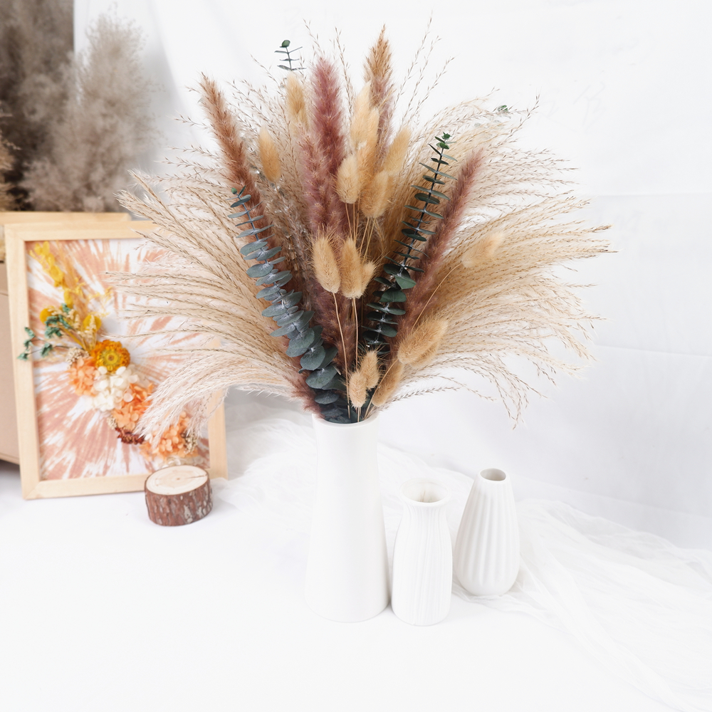 Dried Flower Bouquet - 60-Piece Dried Flower & Pampas Grass