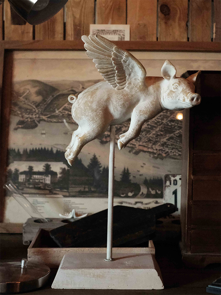 Home Decor Medieval - Home Vintage Pig Medieval Decoration American
