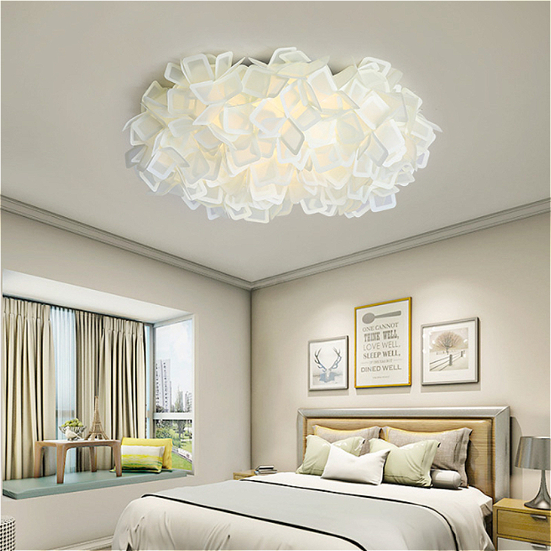 Home Decor Outlet - Master Bedroom Acrylic Flowers LED Pendant