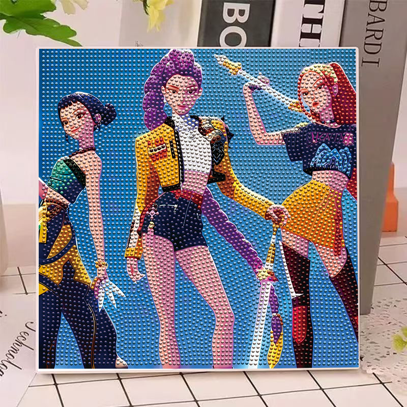 Home Decor Design - Anime Gilrs Lumi Mila Zoi K-pop