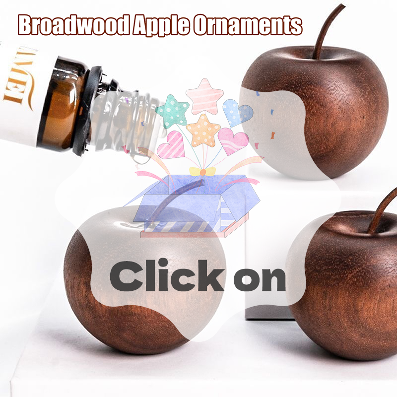 Home Decor Essentials - 1PCS Of Wooden Apple Shaped Essential