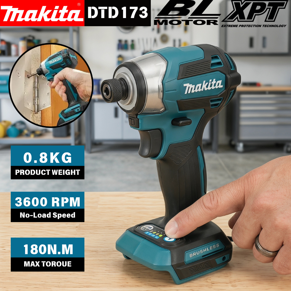 Home Decor Jobs - Makita High Torque DTD173 180N·m 18V