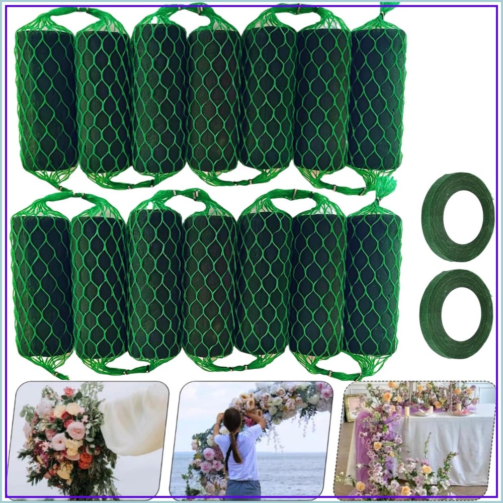 Home Decor Garland - 14Pcs 9.2Ft Floral Foam Garland Kit