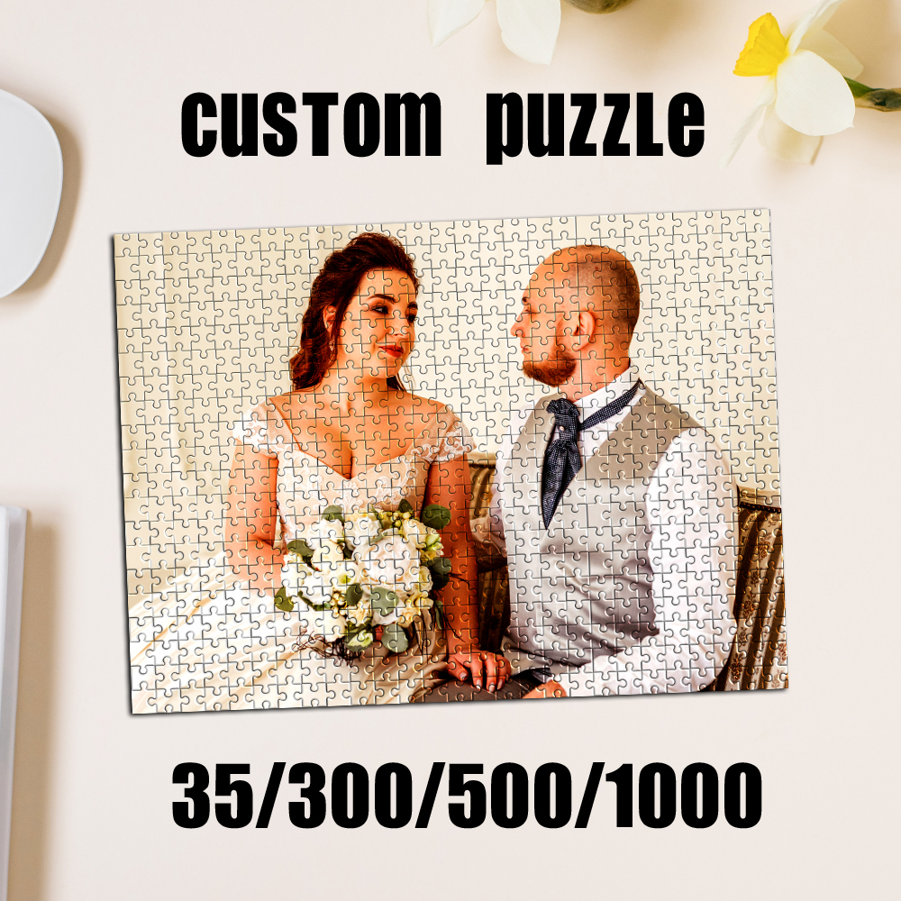 Home Decor Pt - 35/300/500/1000pcs Personalized Custom Photo Puzzle family