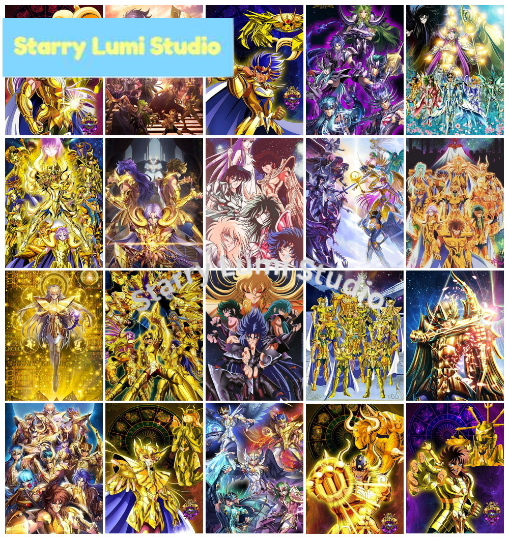 Home Decor Handicraft - New Saint Seiya Constellation Diamond Painting
