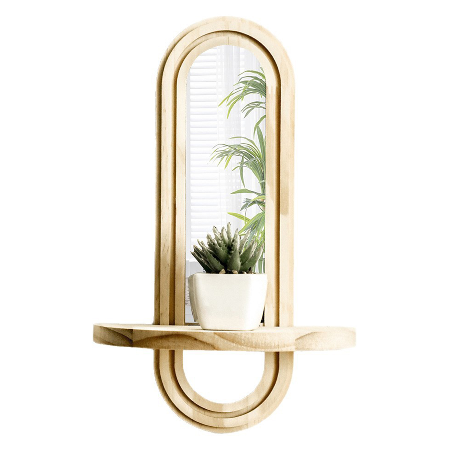 Wall Mounted Mirror Shelf Crea - Vanity Home Decor reseña y precio