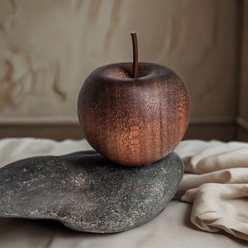 1PCS Of Wooden Apple Shaped Es - Home Decor Essentials reseña y precio