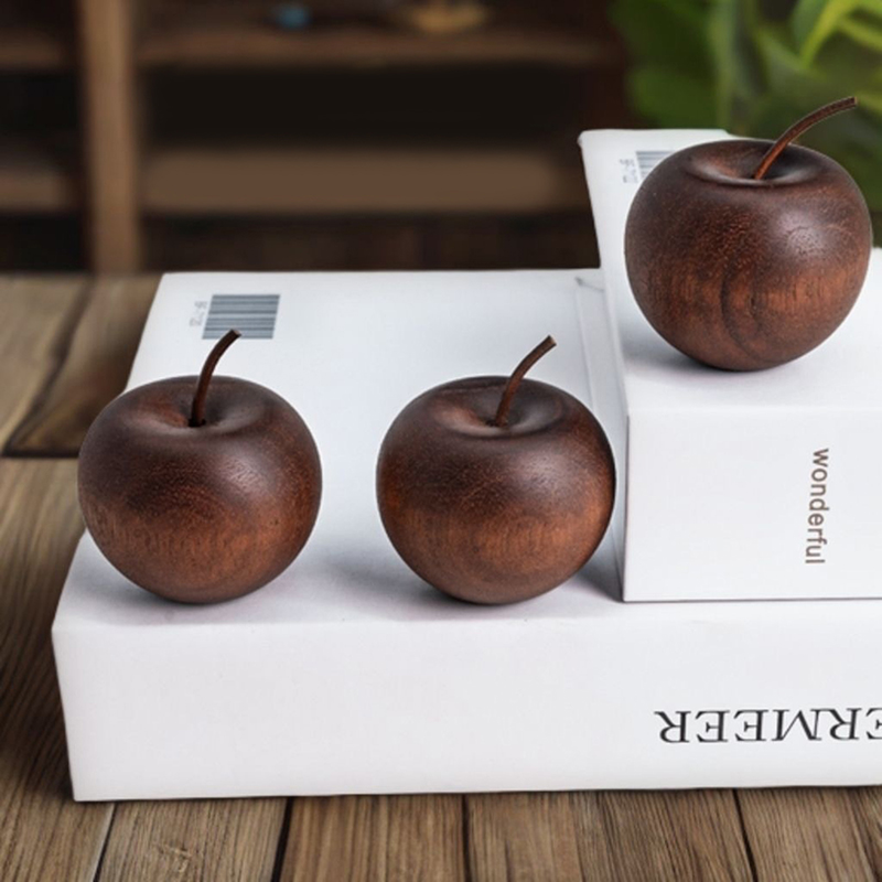 1PCS Of Wooden Apple Shaped Es - Home Decor Essentials reseña y precio