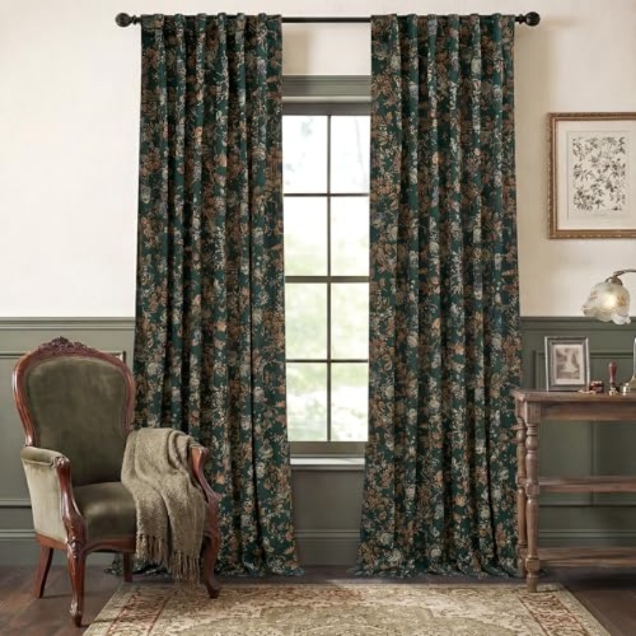 Velvet Curtains Print Curtains - Home Decor Curtains reseña y precio