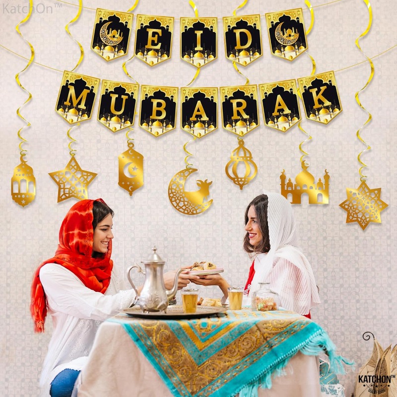2026 Eid Mubarak Paper Garland - Home Decor Garland reseña y precio