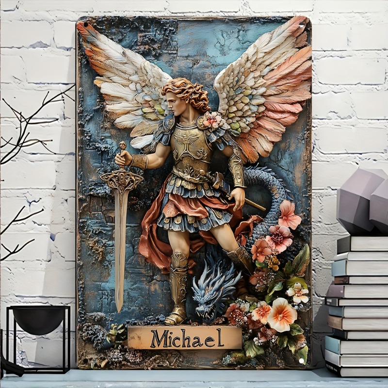 Vintage Archangel Michael Alum - Home Decor Garden Ideas reseña y precio