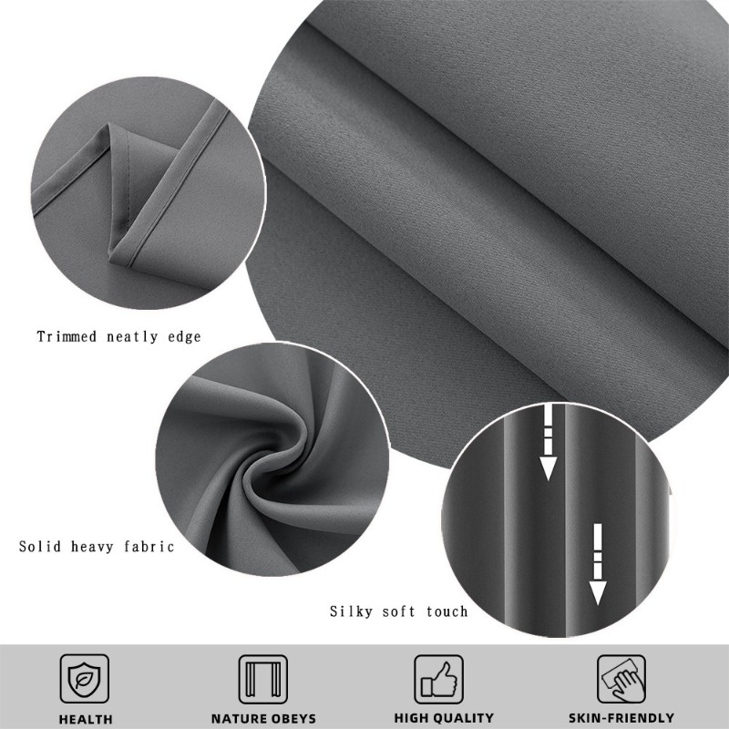 One Pane Light-Blocking Solid  - Home Decor Curtains reseña y precio