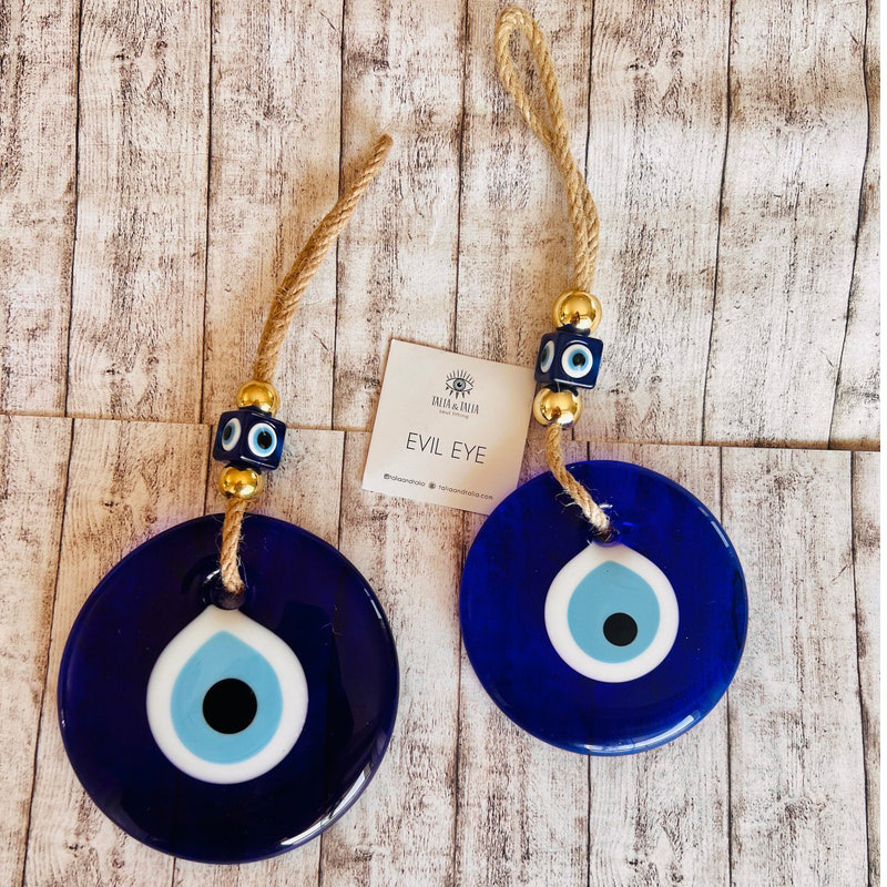 Türkiye Blue Eyes Gold Beads P - Home Decor Handicraft reseña y precio