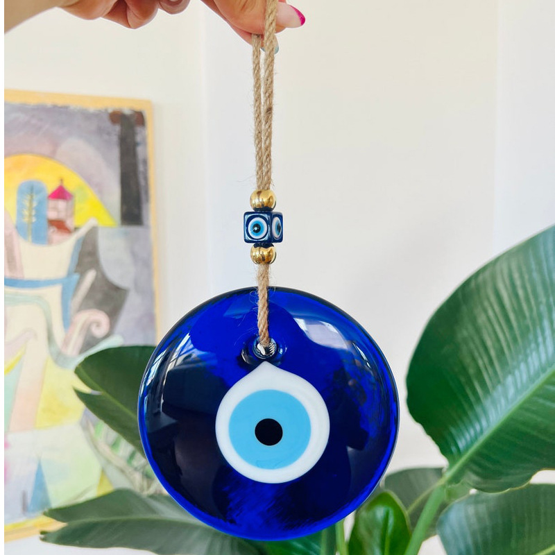 Türkiye Blue Eyes Gold Beads P - Home Decor Handicraft reseña y precio