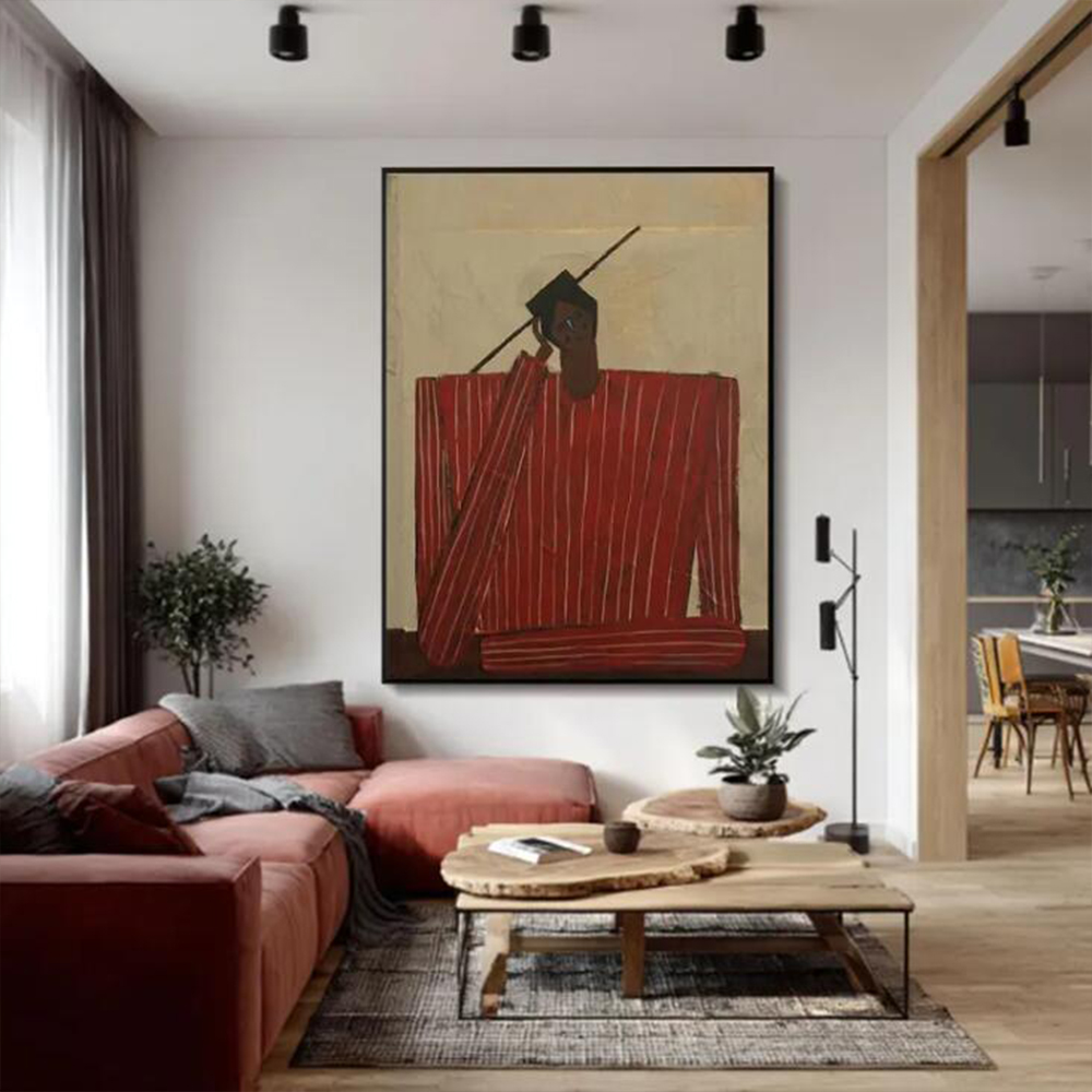 100% Handmade Abstract Oil Pai - Home Decor Medieval reseña y precio
