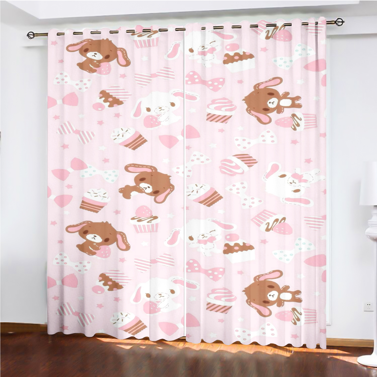 Sanrio Sugarbunnies Carousel P - Home Decor Curtains reseña y precio