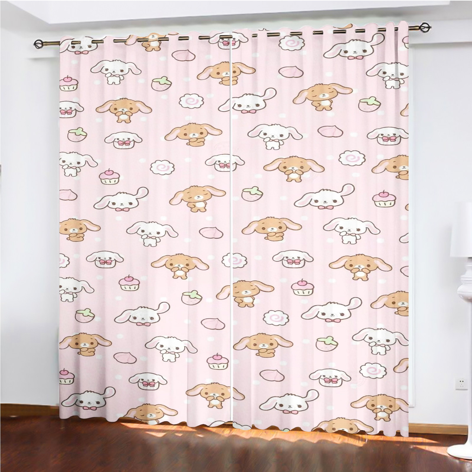 Sanrio Sugarbunnies Carousel P - Home Decor Curtains reseña y precio