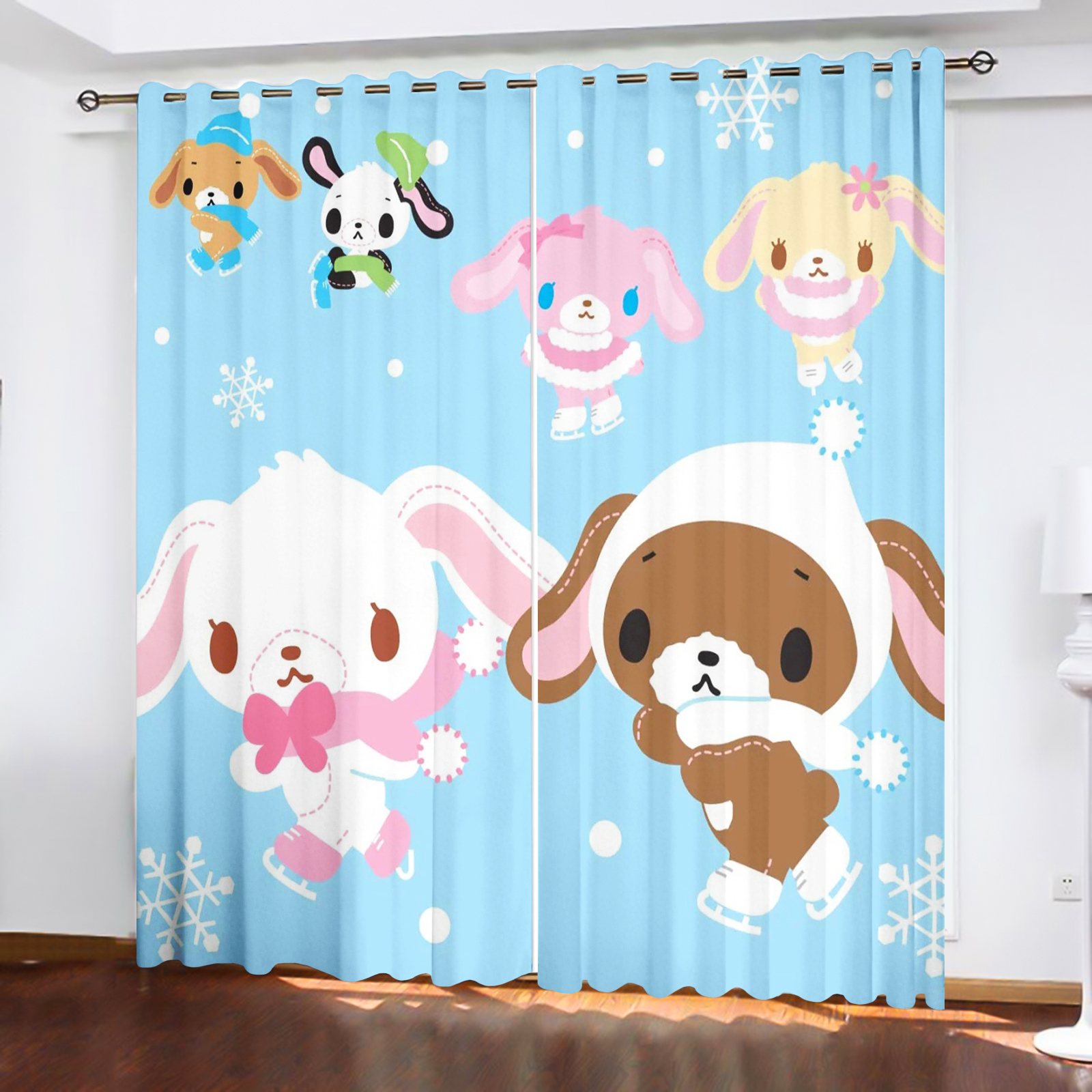 Sanrio Sugarbunnies Carousel P - Home Decor Curtains reseña y precio