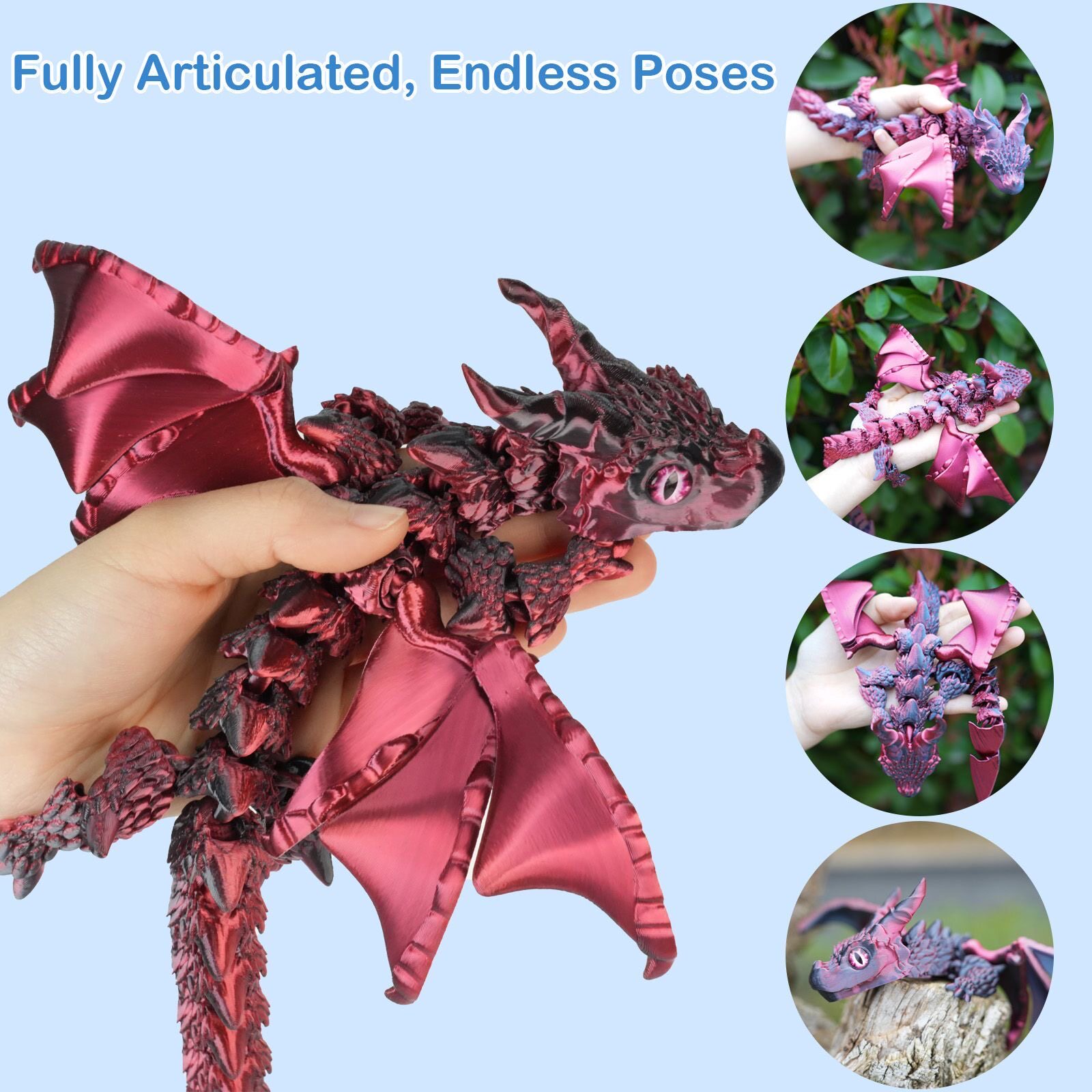 3Dprinted 39.5cm（15.55 in） mov - Home Decor Exchange reseña y precio