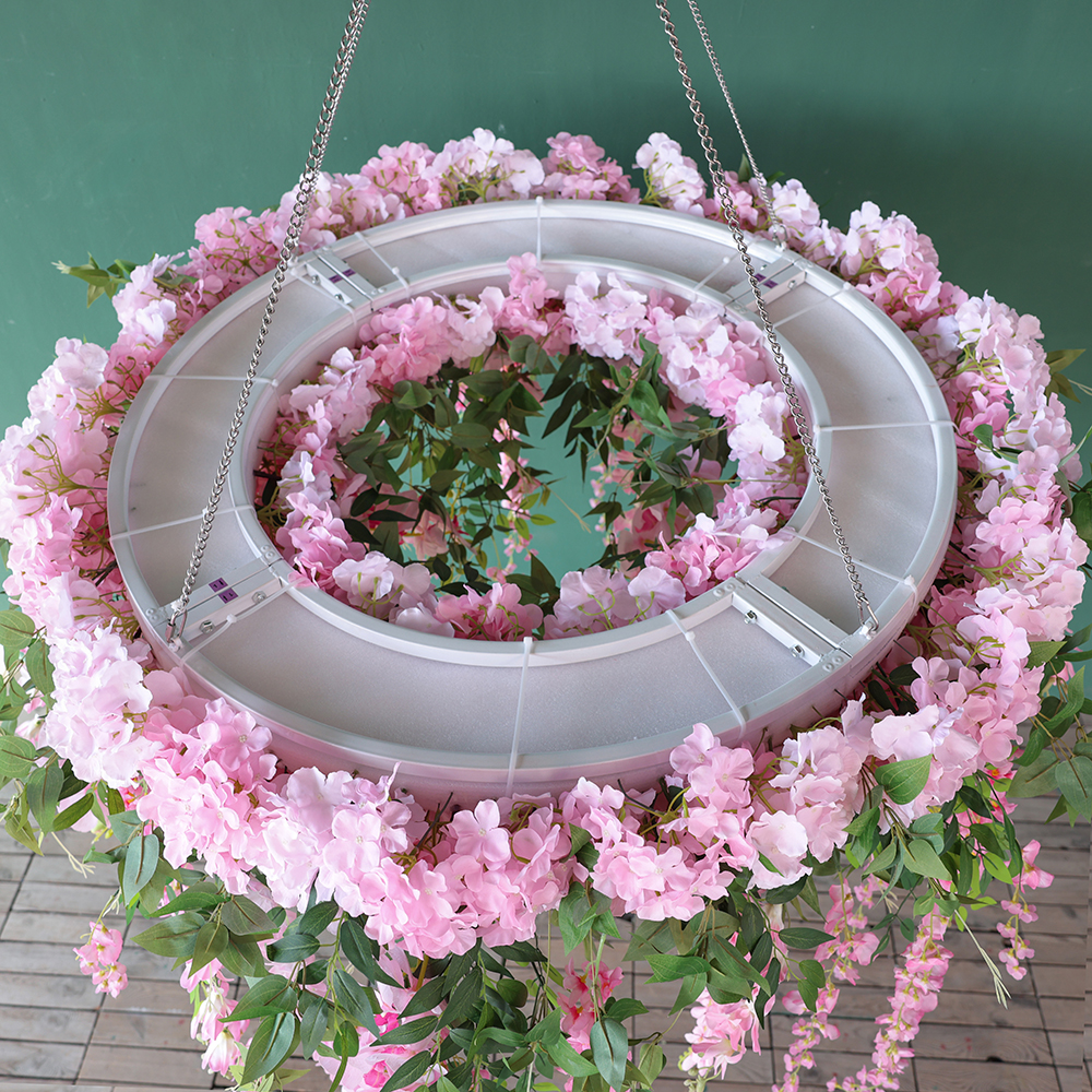 Ceiling Circle Flower W120cm P - Home Decor Garland reseña y precio