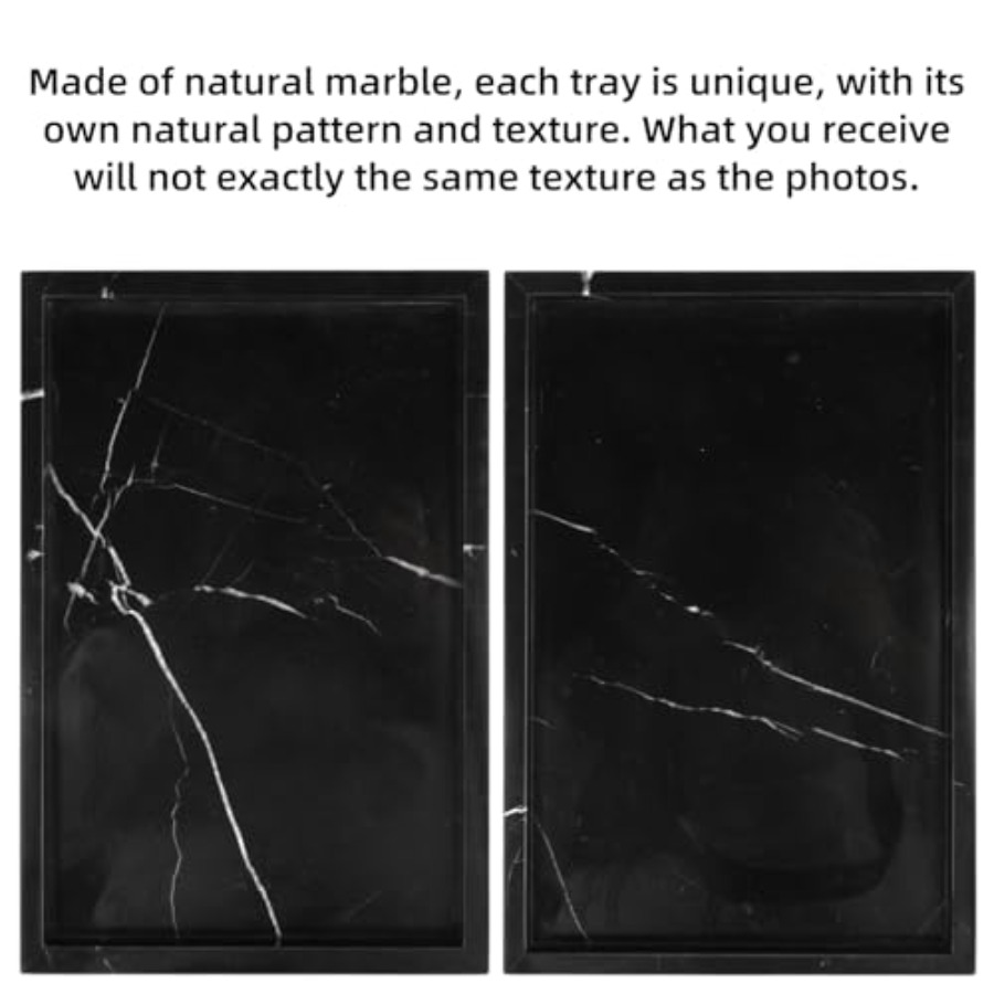 Marble Bathroom Vanity Tray, N - Vanity Home Decor reseña y precio