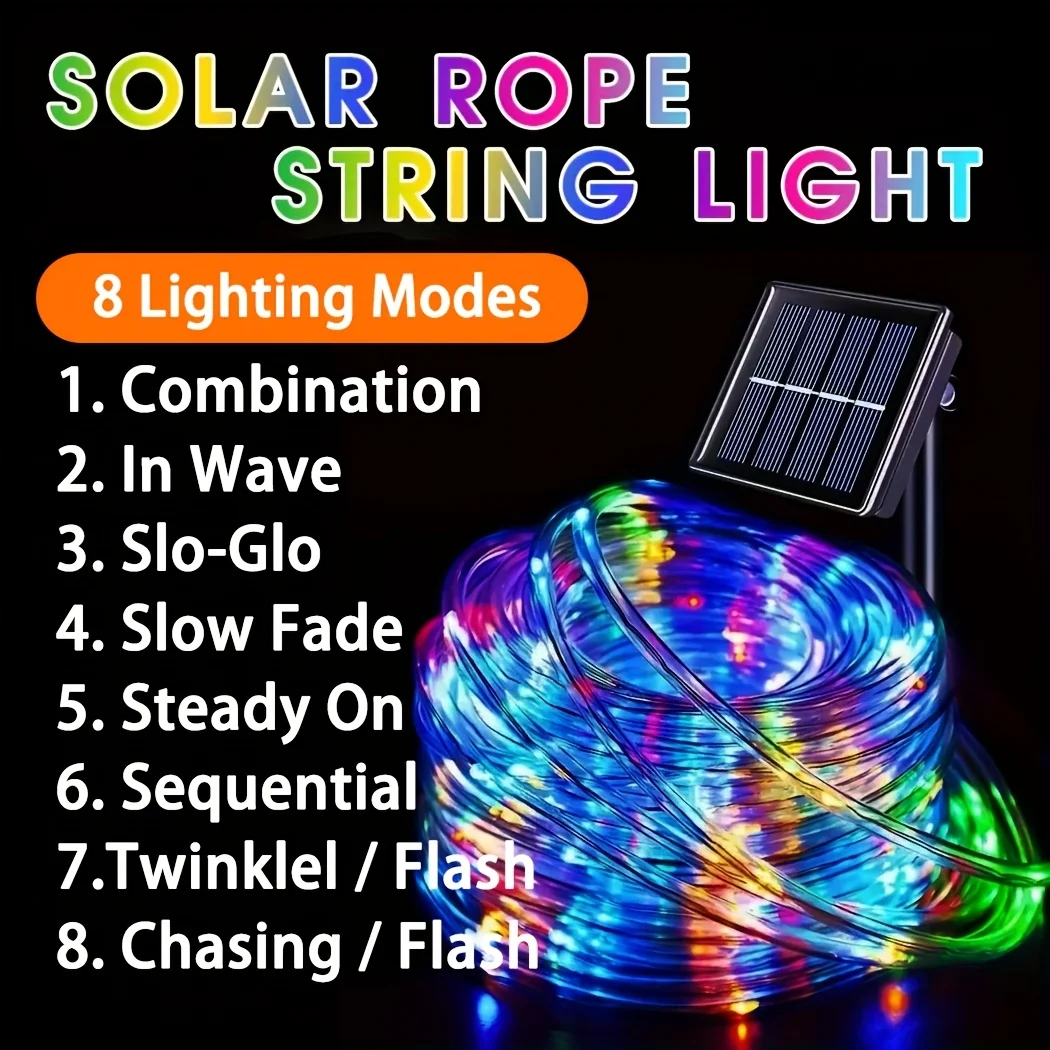 LED String Lights Garden Outdo - Home Decor Garland reseña y precio