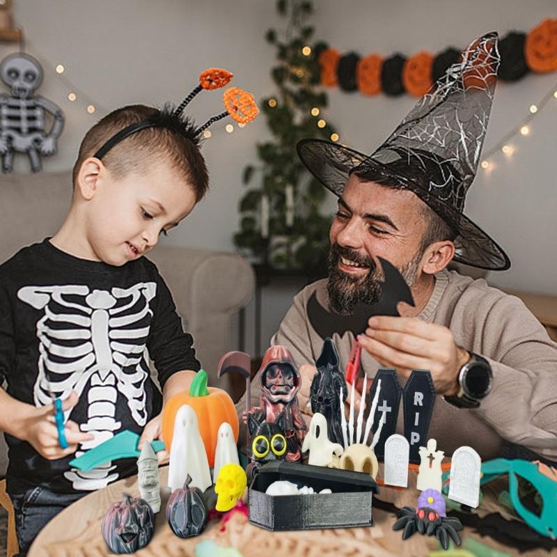 Pack of 20 Tiny Halloween Figu - Home Decor Exchange reseña y precio