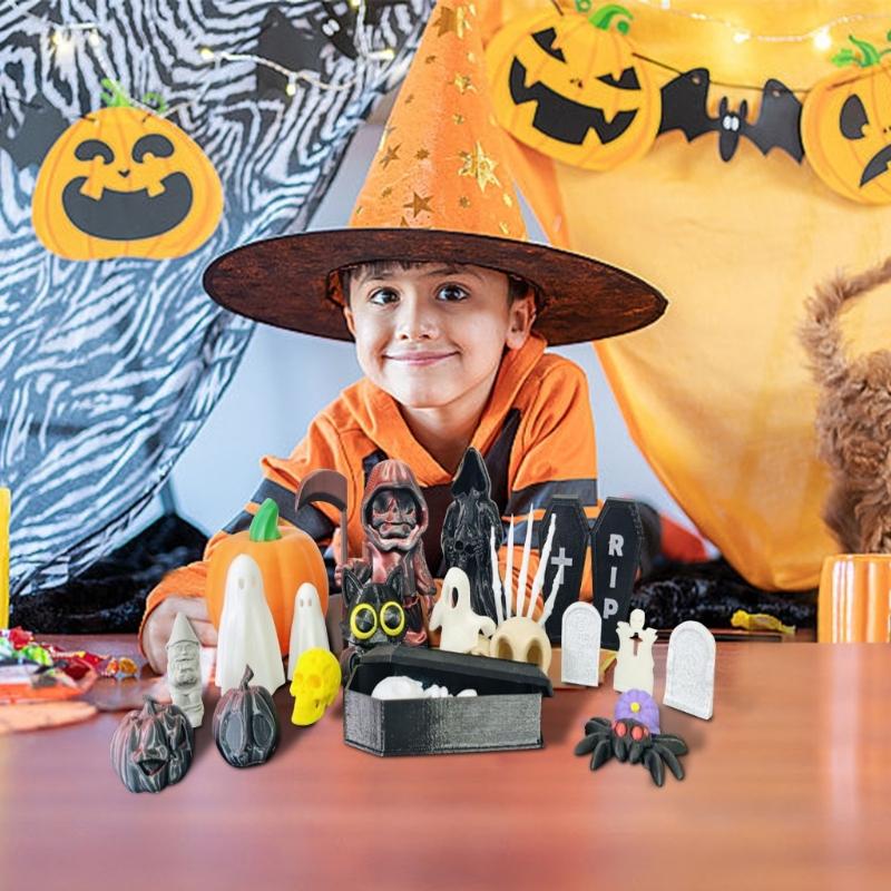 Pack of 20 Tiny Halloween Figu - Home Decor Exchange reseña y precio