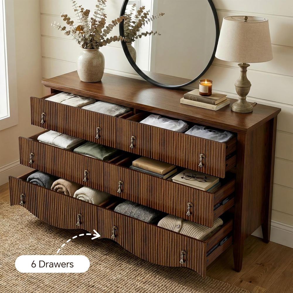 Vintage Walnut Bedroom Furnitu - Home Decor Furniture reseña y precio