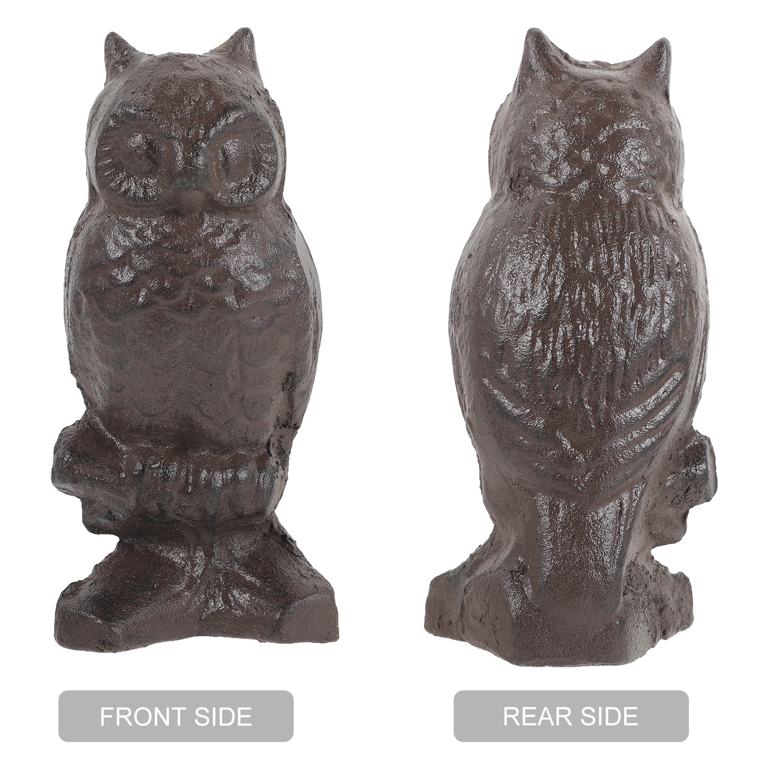 Lovely Owl Sculpture Iron Gard - Home Decor Garden Ideas reseña y precio