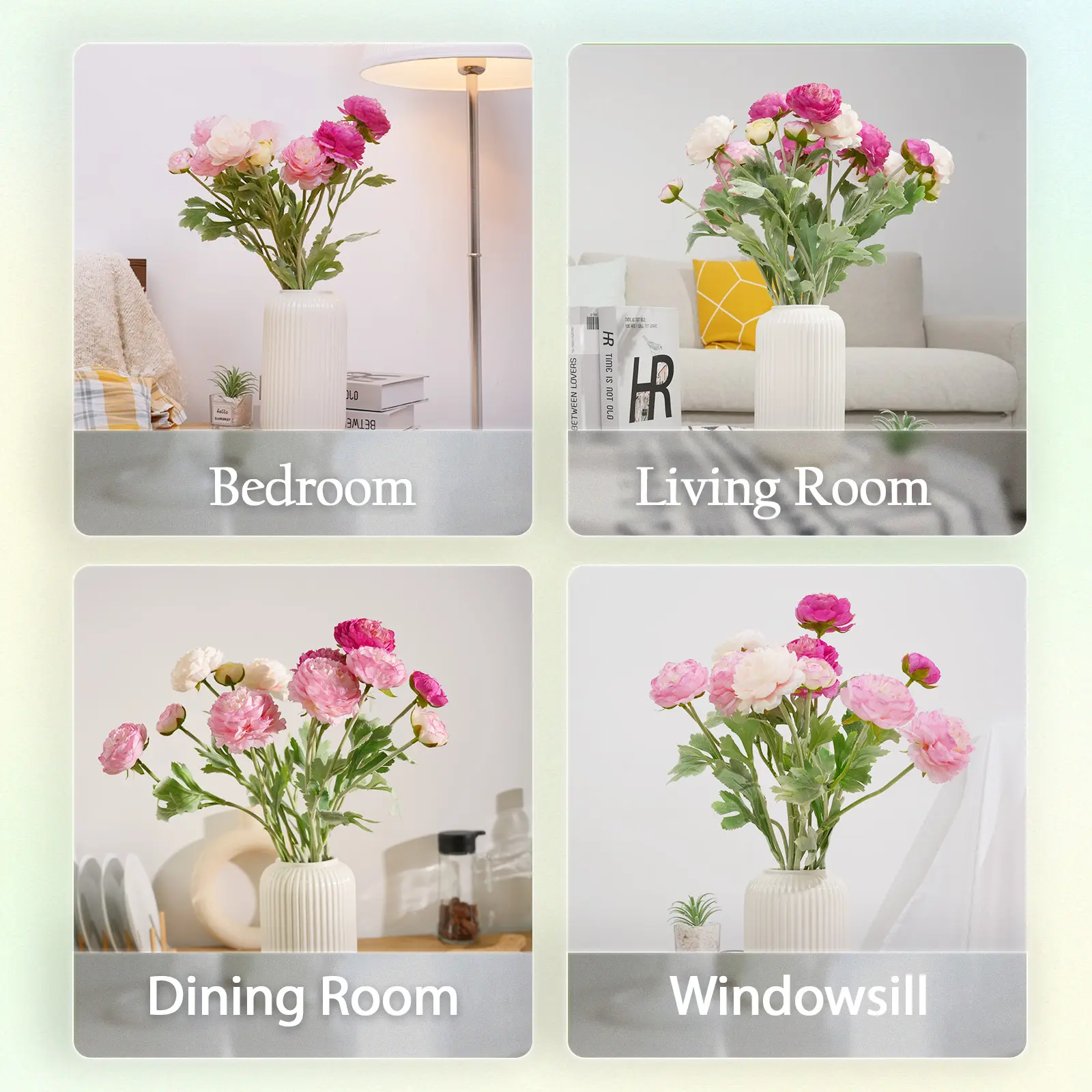 Peony Bouquet — 20 Stems (≈60  - Home Decor Garland reseña y precio