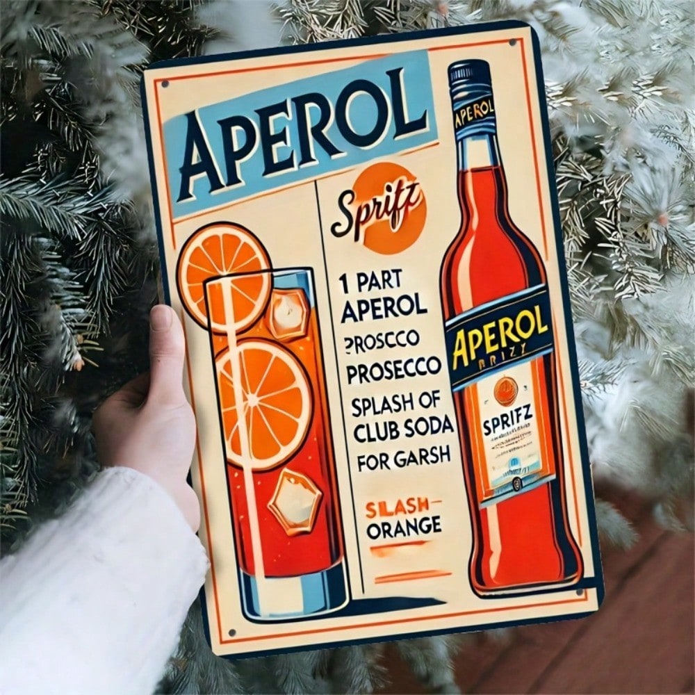 Vintage Aperol Spritz Metal Si - Home Decor Kolkata reseña y precio