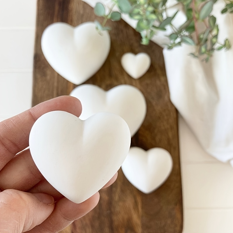 5pcs Heart-Shaped Gypsum Candl - Home Decor Handicraft reseña y precio