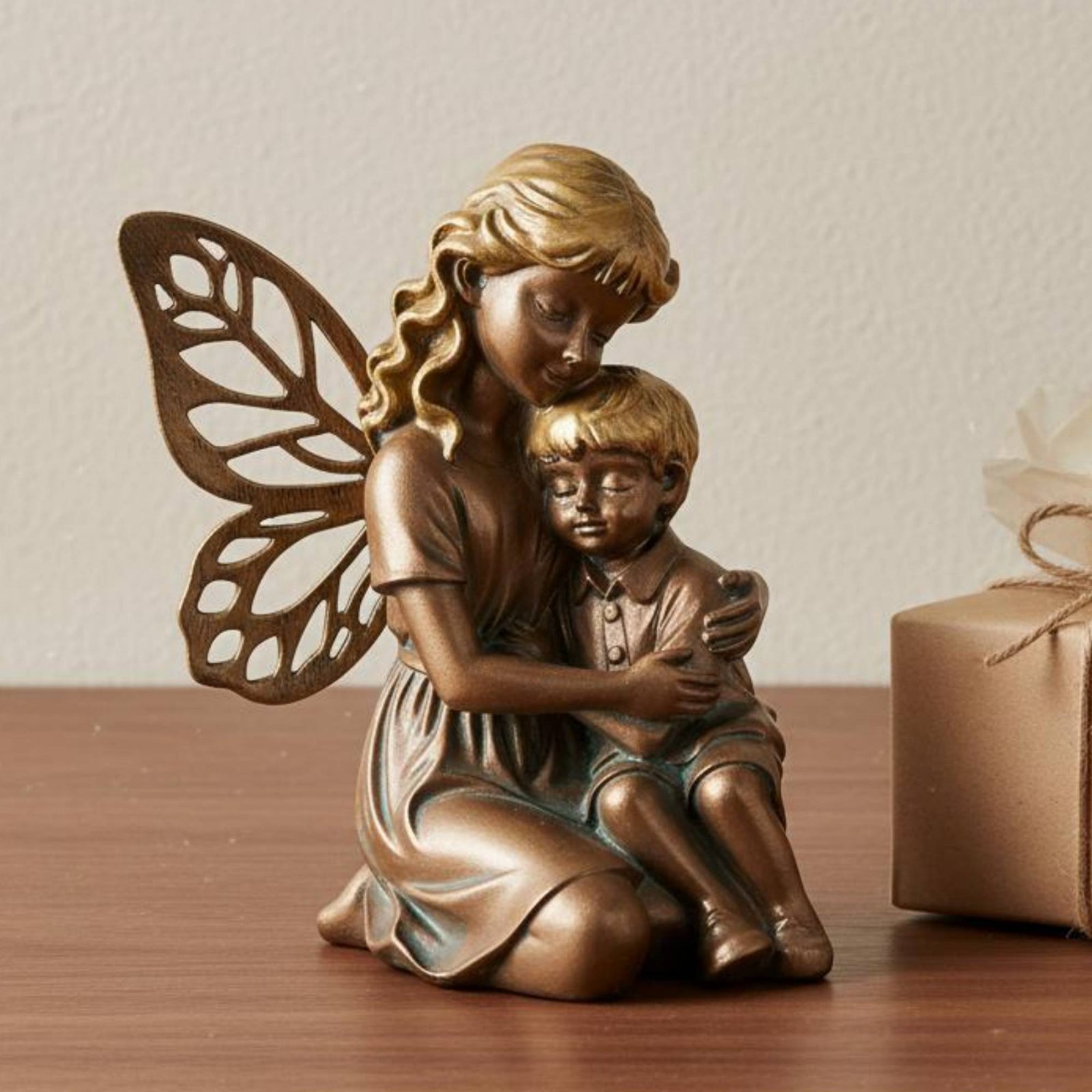 Copper Color Fairy Ornament Lu - Home Decor Garden Ideas reseña y precio