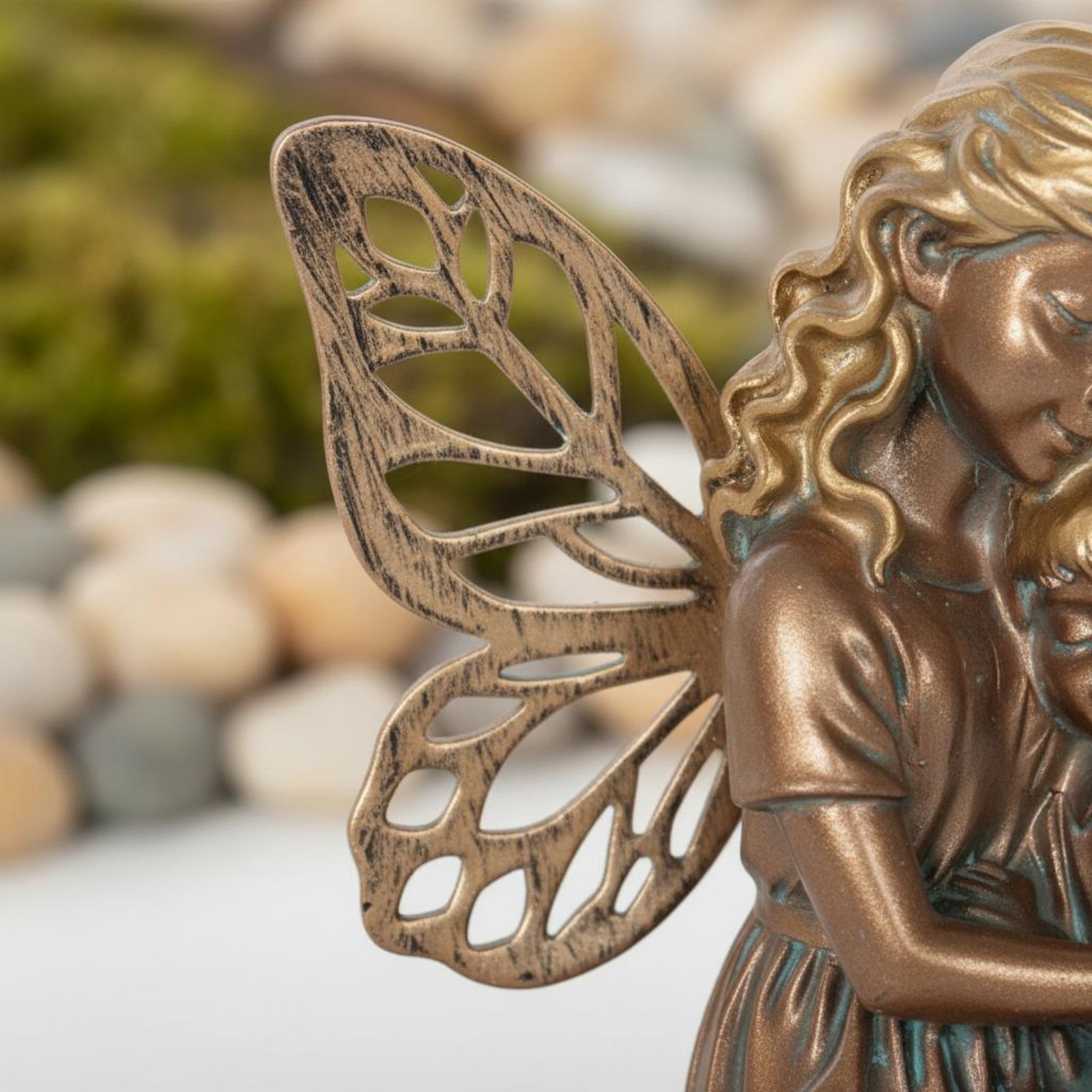 Copper Color Fairy Ornament Lu - Home Decor Garden Ideas reseña y precio