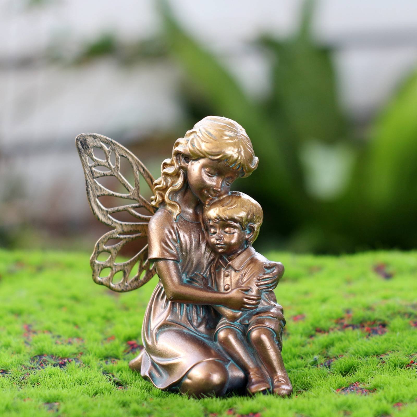 Copper Color Fairy Ornament Lu - Home Decor Garden Ideas reseña y precio