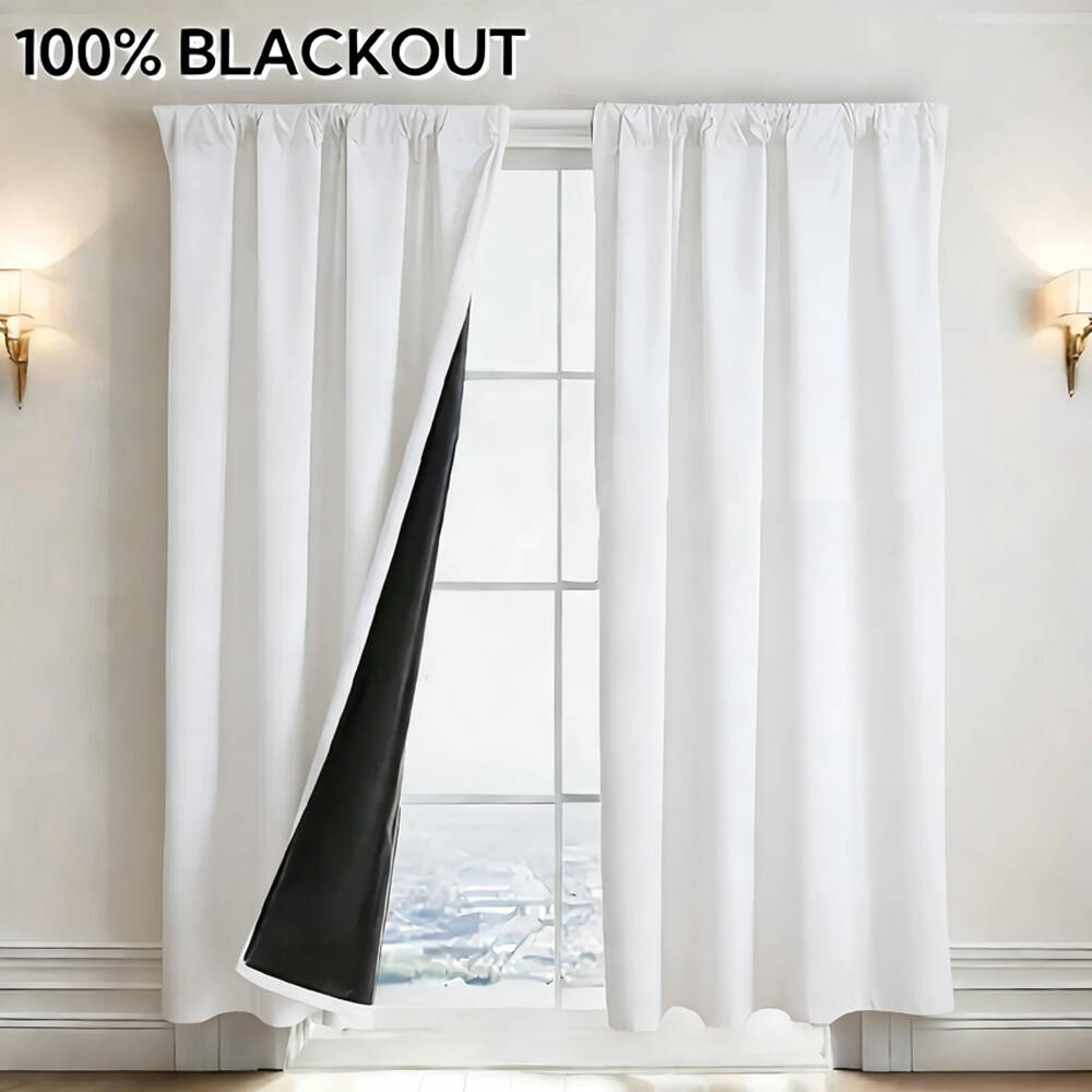 1pc 100% Blackout Curtain with - Home Decor Curtains reseña y precio