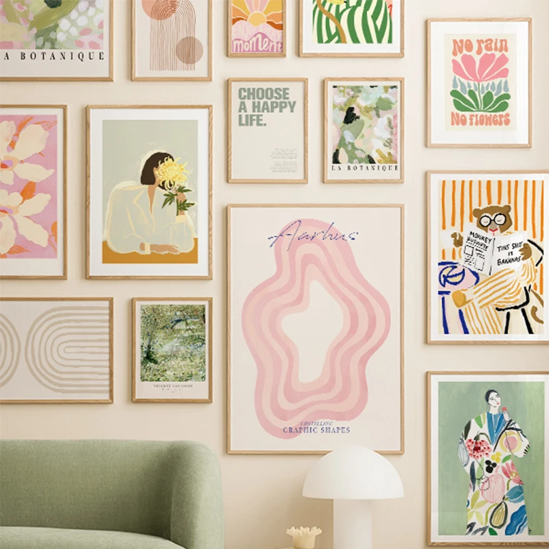 Bear Abstract Lines Rainbow Bo - Home Decor Pt reseña y precio