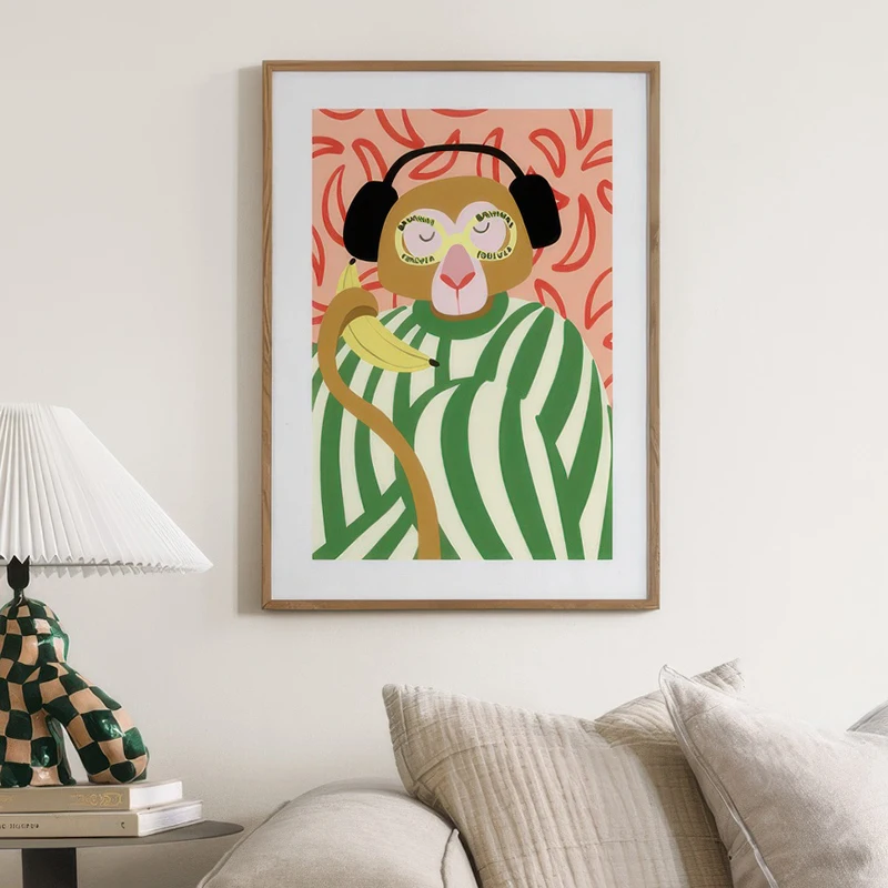 Bear Abstract Lines Rainbow Bo - Home Decor Pt reseña y precio