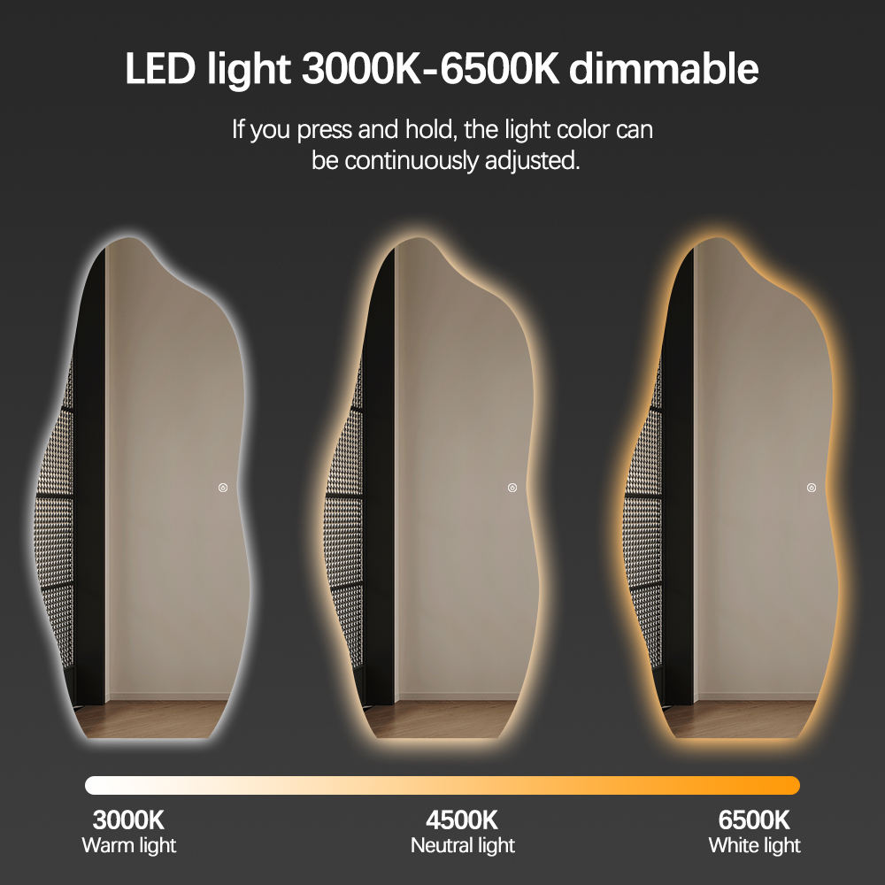 Irregular LED Bathroom Mirror  - Vanity Home Decor reseña y precio