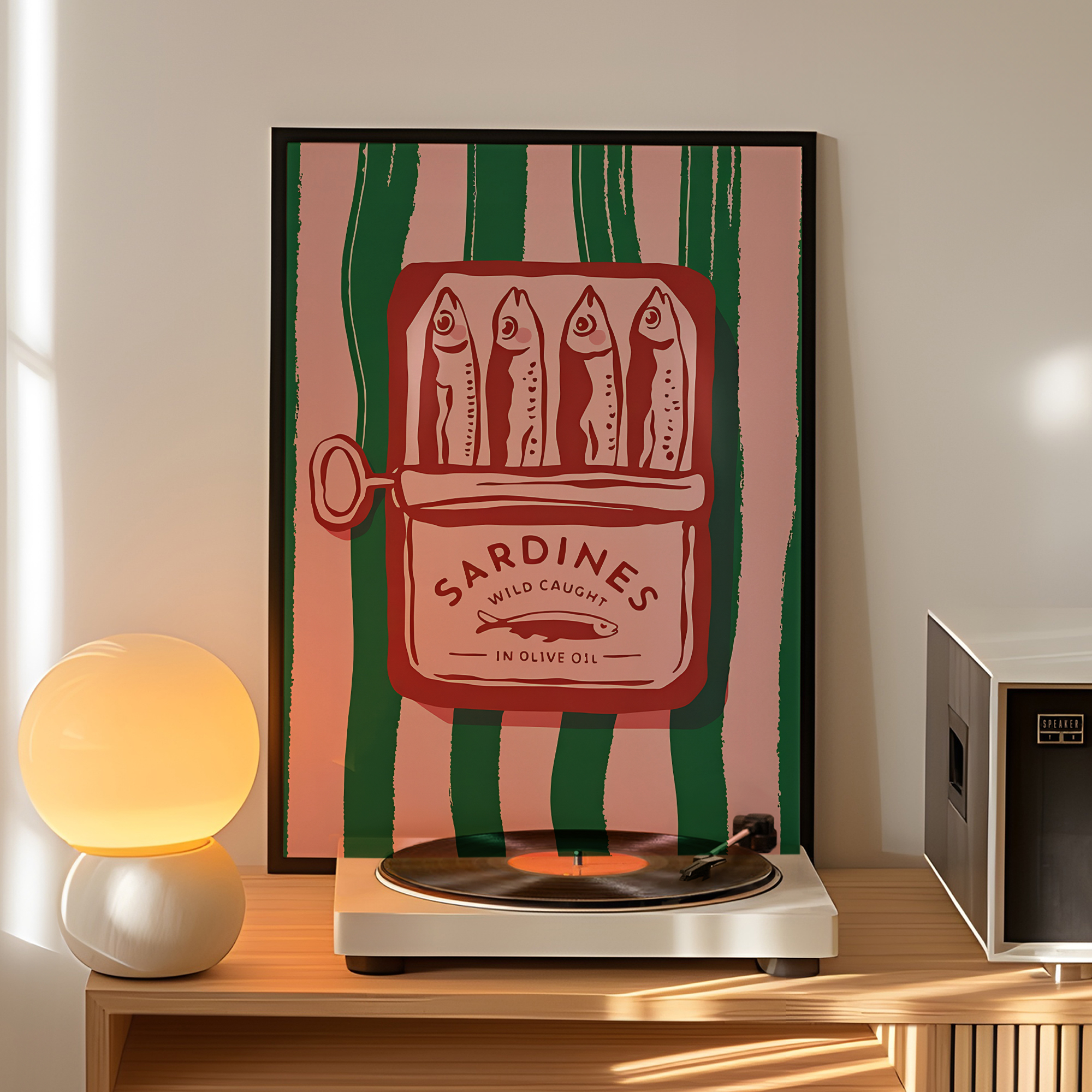 Vintage Cartoon Olive Oil Sard - Home Decor Essentials reseña y precio