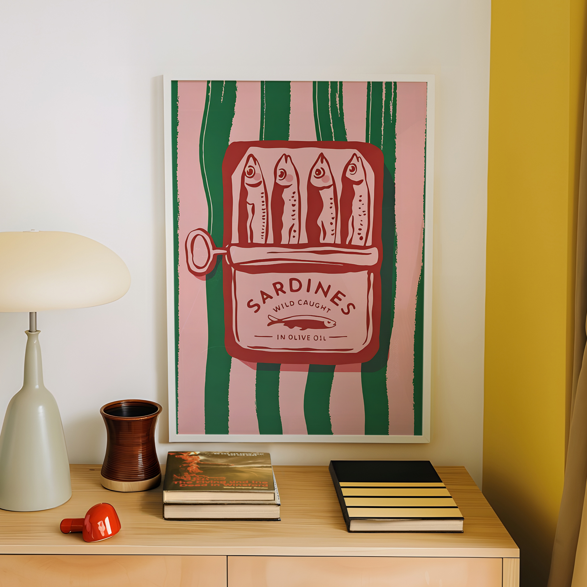 Vintage Cartoon Olive Oil Sard - Home Decor Essentials reseña y precio