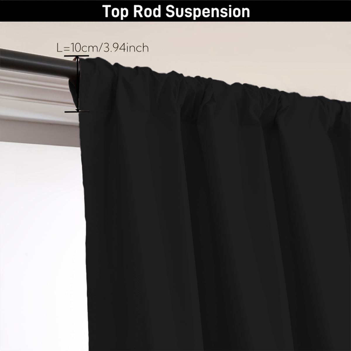 1 Piece of Simple Solid Color  - Home Decor Curtains reseña y precio