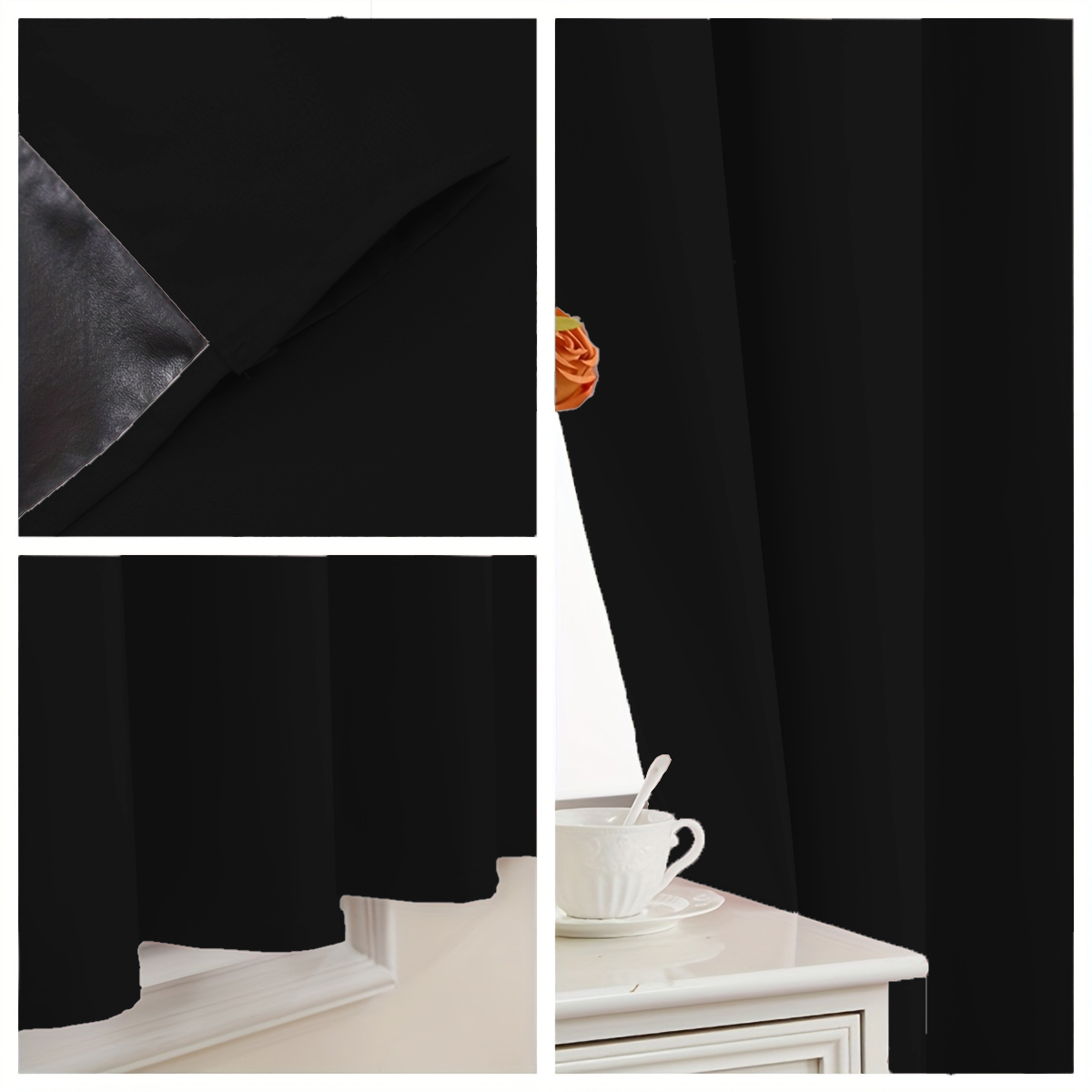 1 Piece of Simple Solid Color  - Home Decor Curtains reseña y precio