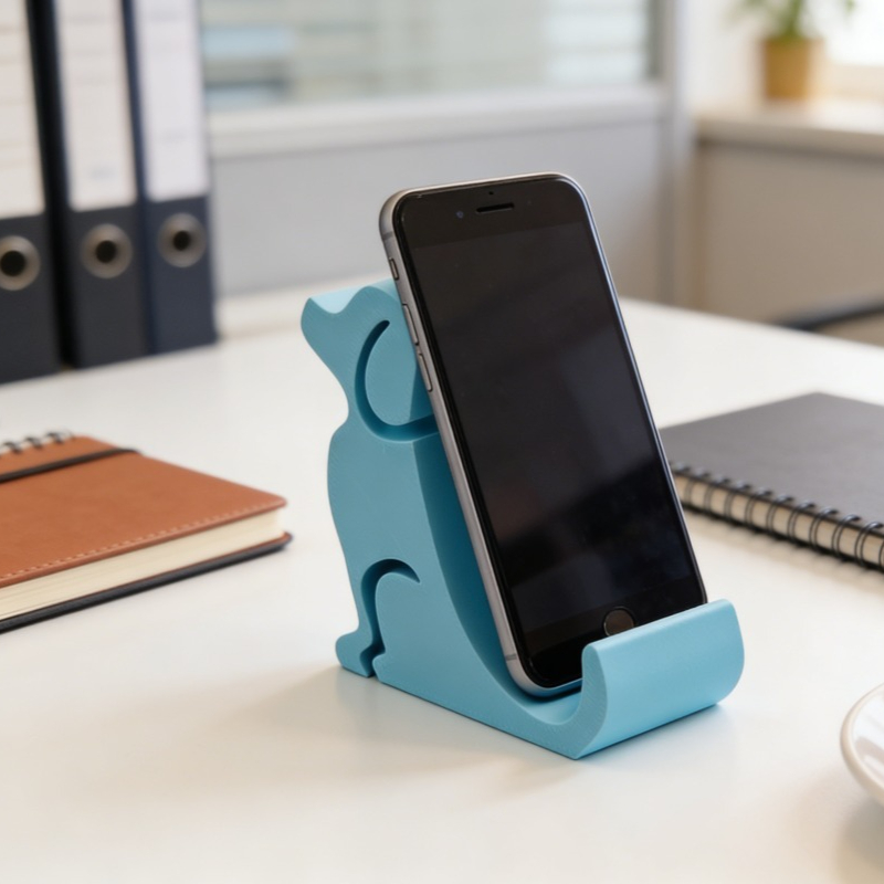 Dog-shaped mobile phone stand, - Home Decor Design reseña y precio
